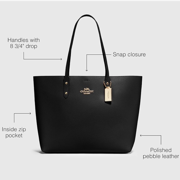 Coach Town Tote - Picture 2 of 8